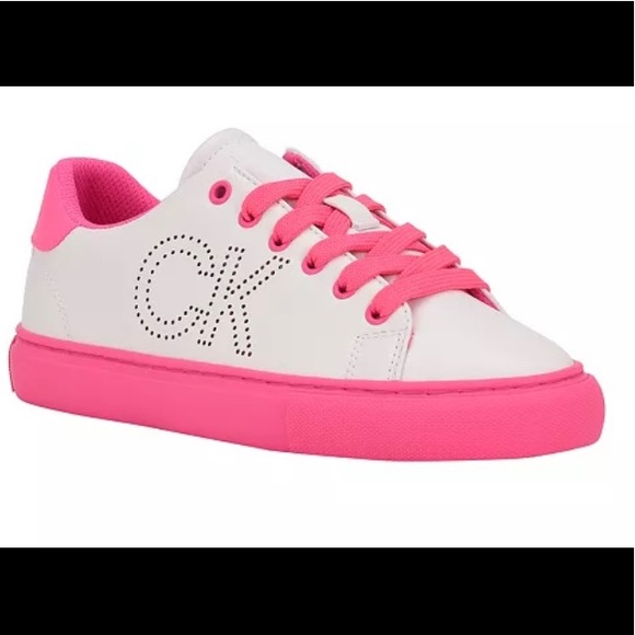 Calvin Klein Sneakers  Size :5 LIKE FIT SIZE :6  23 Cm - Picture 3 of 8